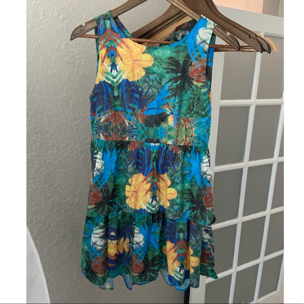 Ester & Co Alessa Tropical Mini Dress